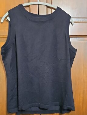 Lane Bryant Sleeveless Black Shirt